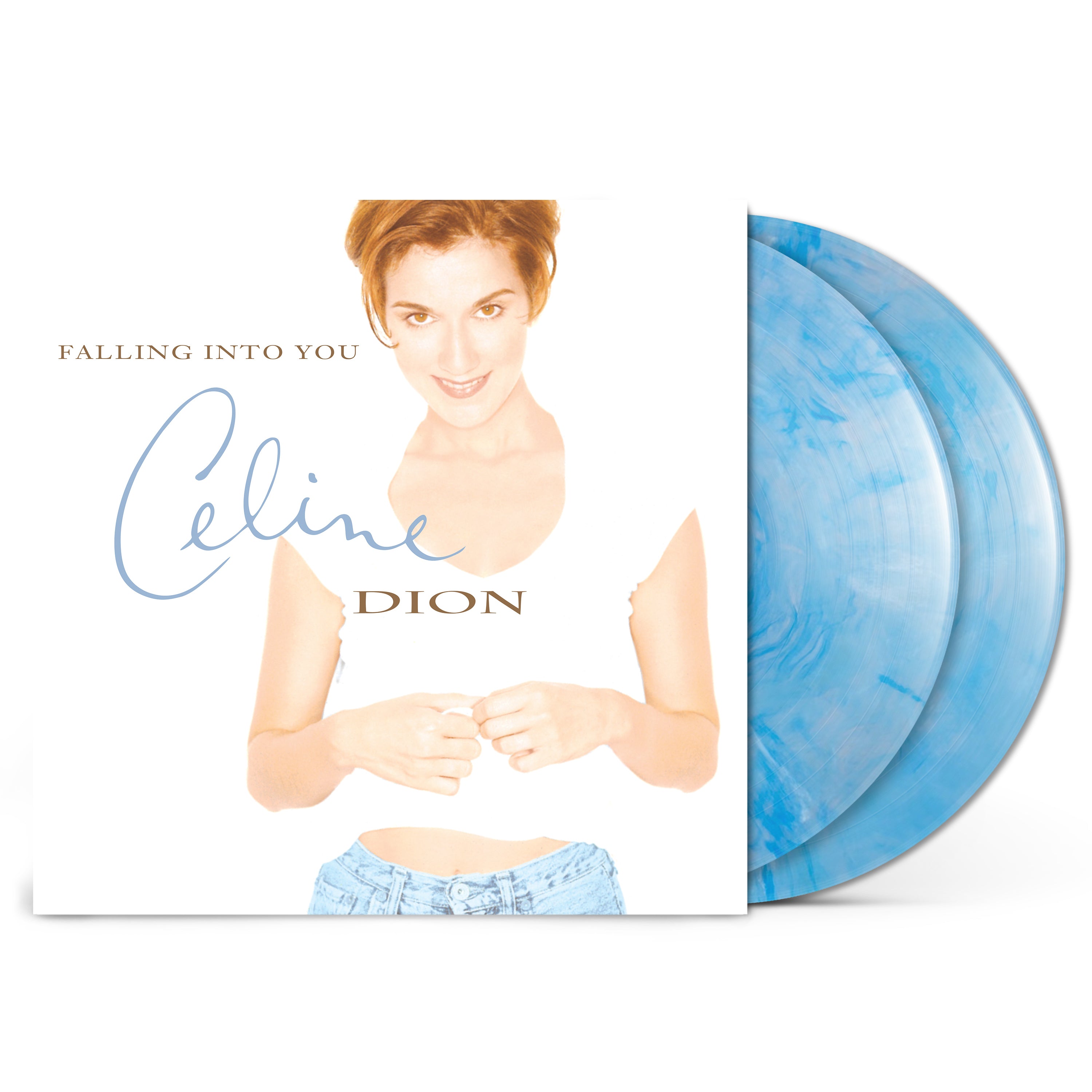 Falling Into You - Double Vinyle (Bleu Glacier) - Store CELINE DION